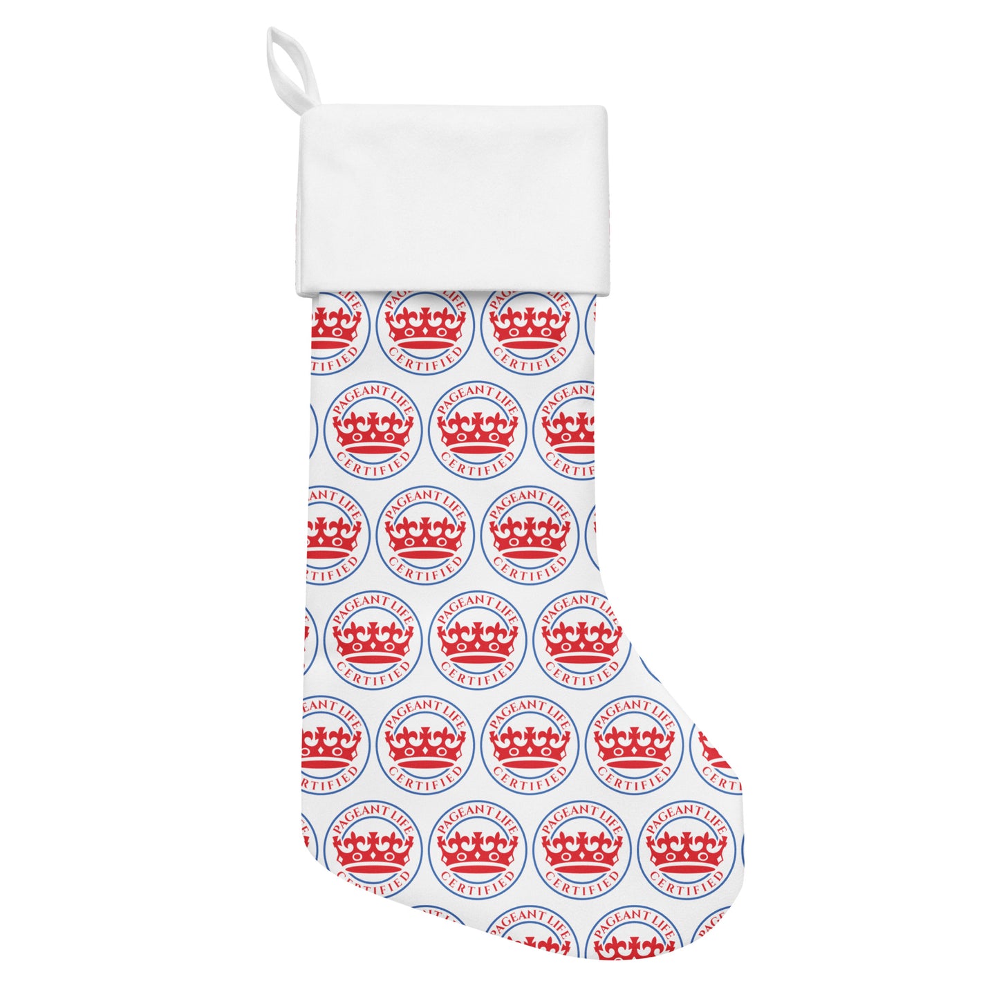 All American Pageant Life Certified Christmas stocking