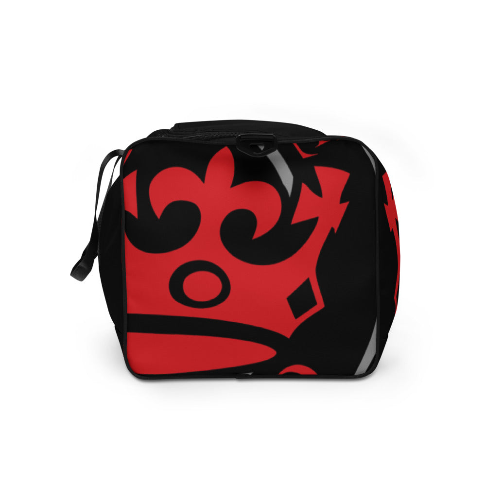 Red and Black Pageant Life Certified Duffle bag