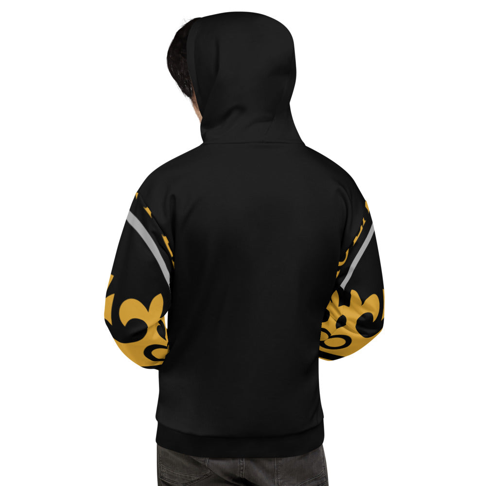 Black and Gold Pageant Life Certified Unisex Hoodie