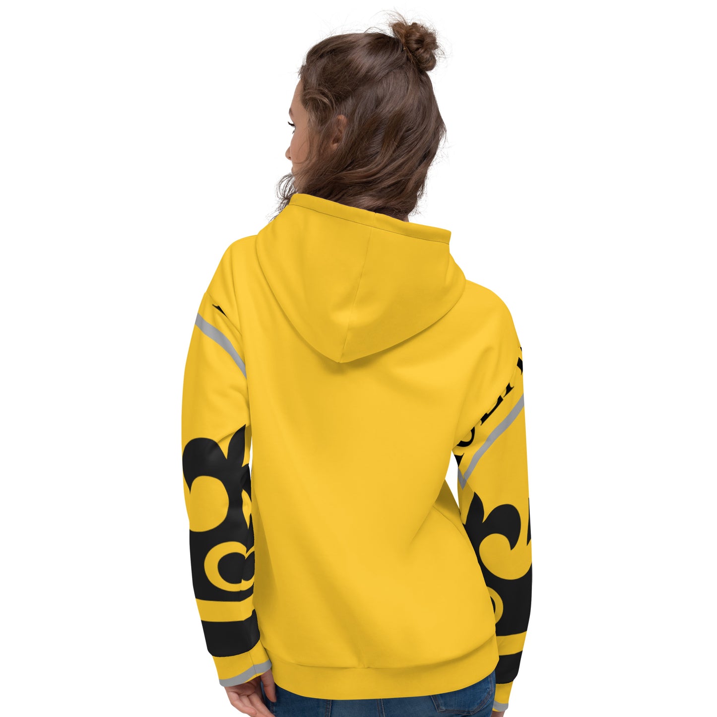 Black and Yellow Pageant Life Certified Unisex Hoodie
