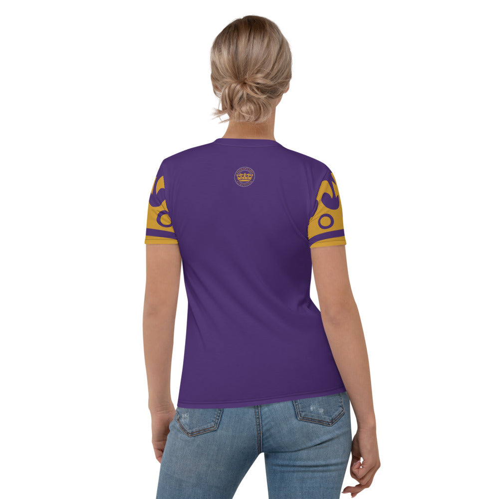 Purple and Gold Pageant Life Certified Women's T-shirt