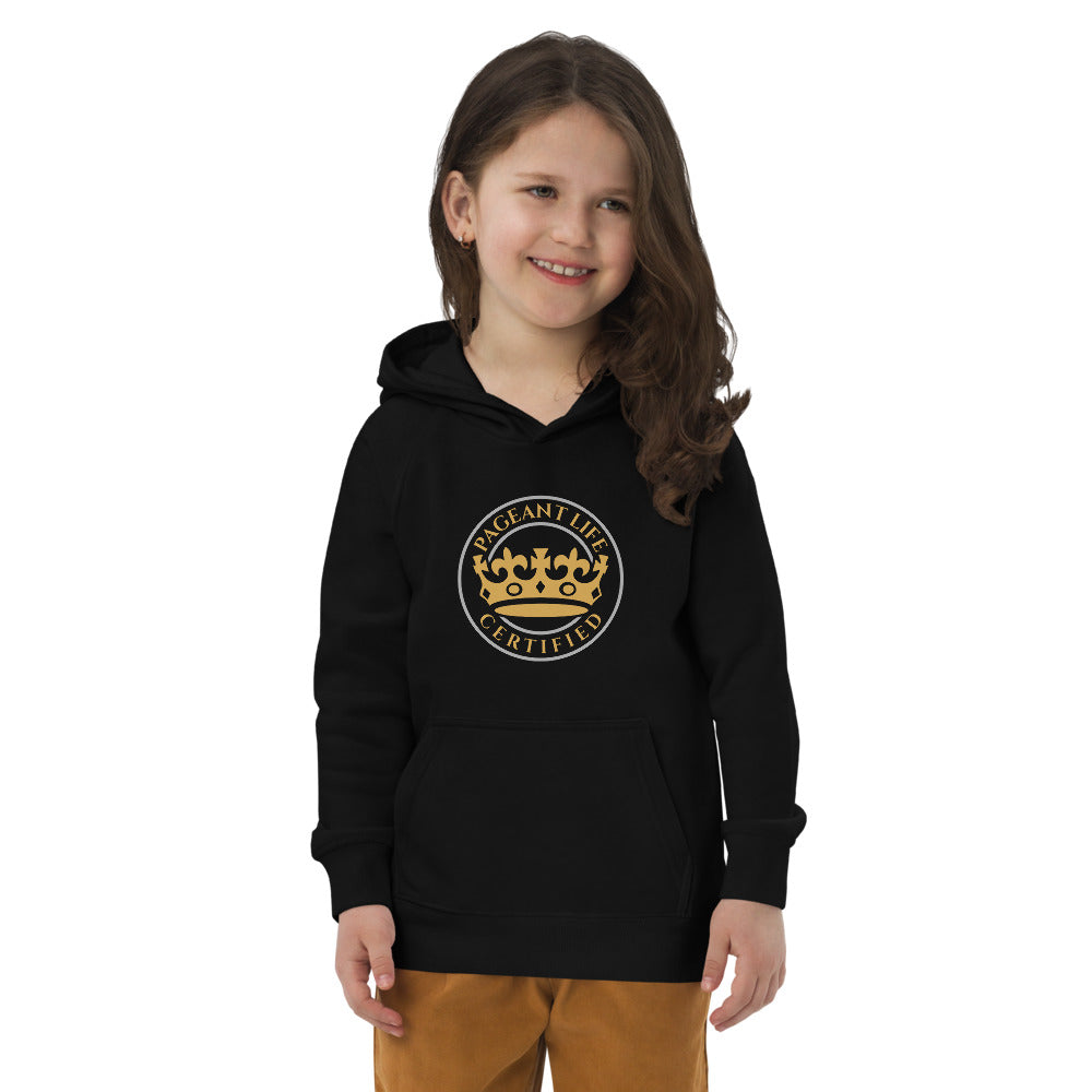 Gold Seal Pageant Life Certified Kids eco hoodie