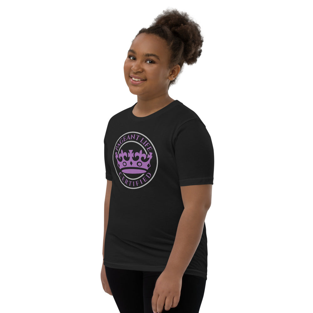 Purple Seal Pageant Life Certified Youth Short Sleeve T-Shirt