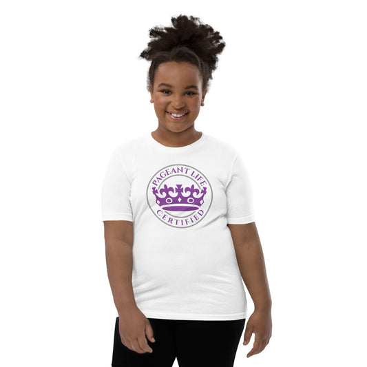 Purple Seal Pageant Life Certified Youth Short Sleeve T-Shirt